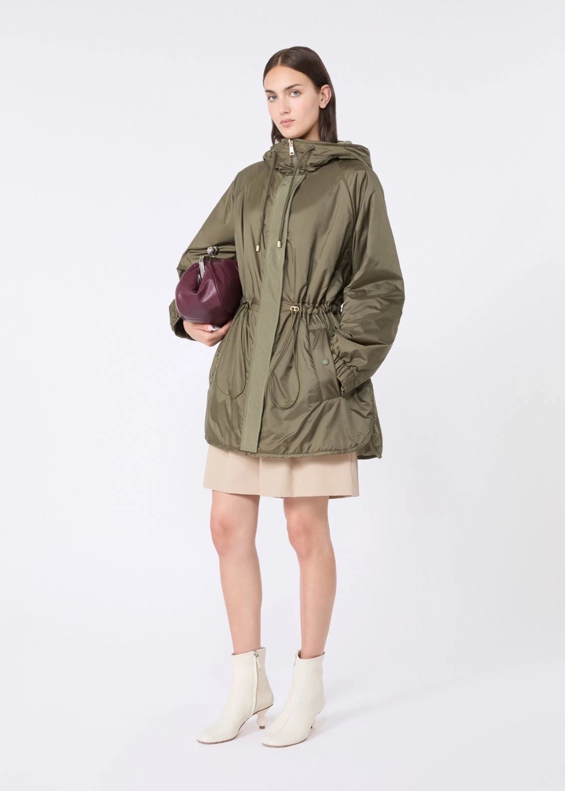 PARKA REVERSIBILE IN TELA ANTIGOCCIA - ALCAMO