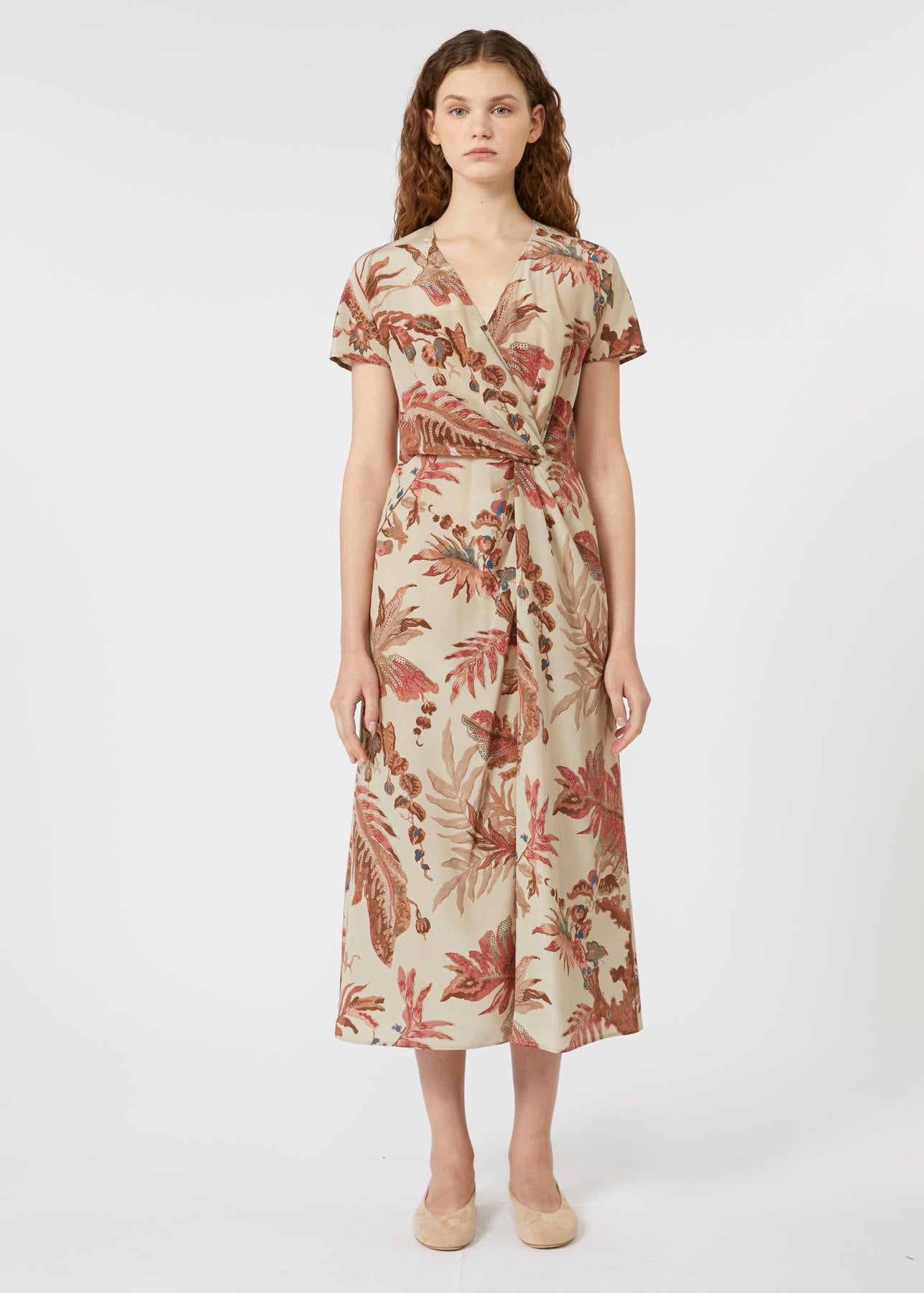 CREPE DE CHINE PURA SETA ST. VARI DISEGNI - AQUILA
