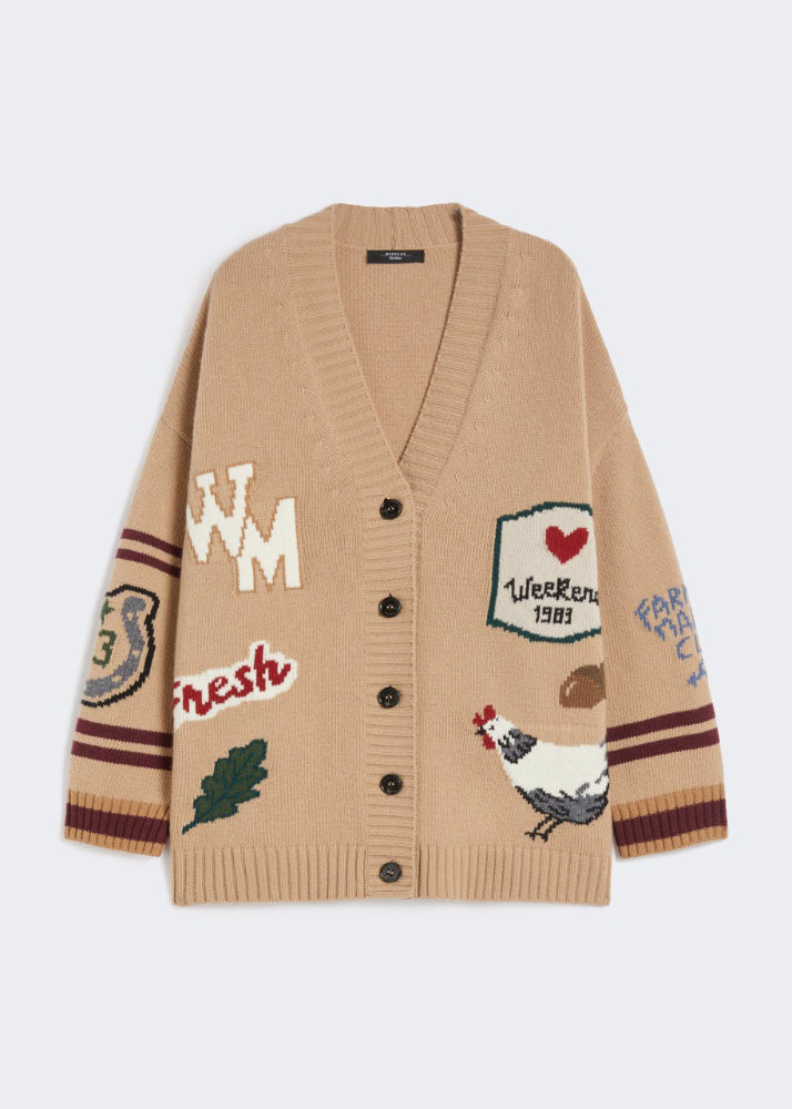 CARDIGAN IN LANA - BELGIO