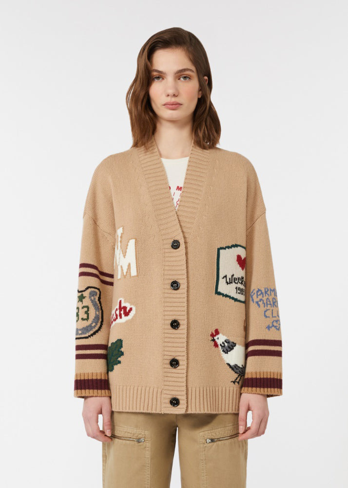 CARDIGAN IN LANA - BELGIO