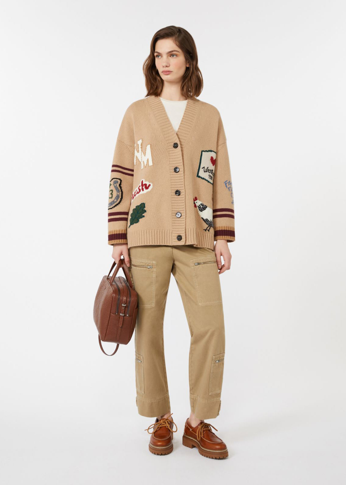 CARDIGAN IN LANA - BELGIO