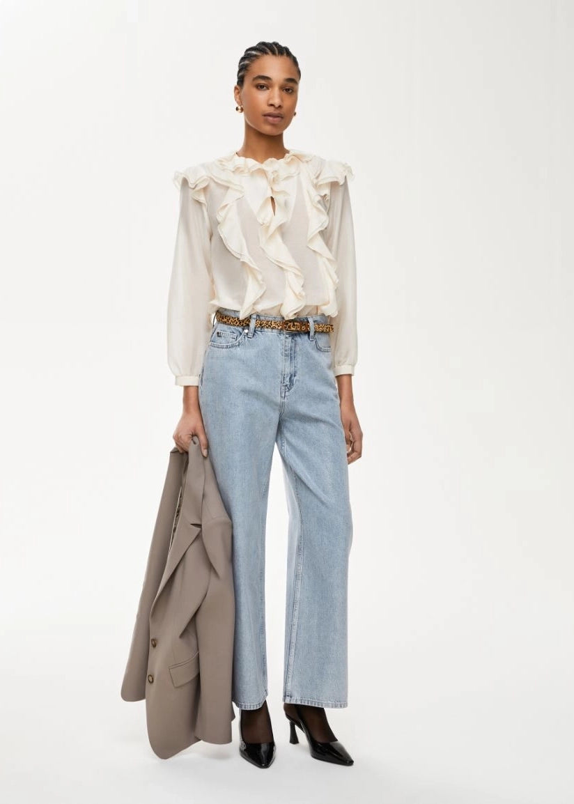 BLUSA IN MISTO SETA - CLEOPATRA