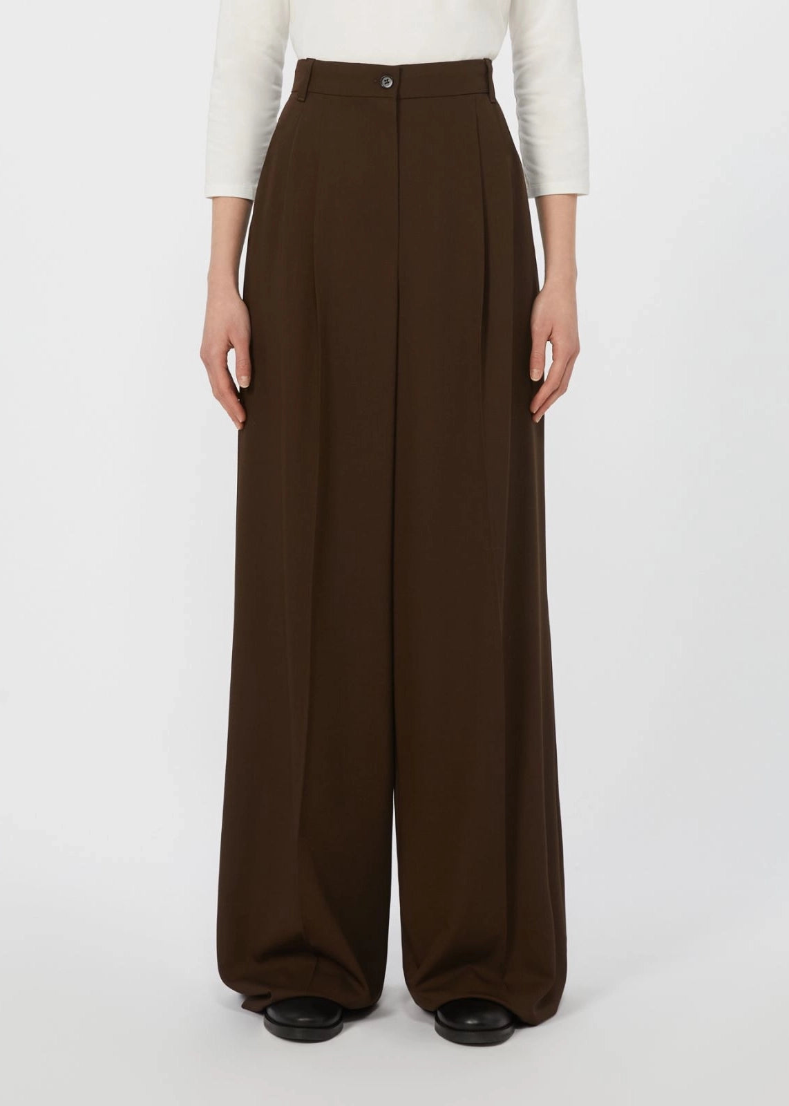PANTALONE IN LEVANTINA DI LANA - GARENNA