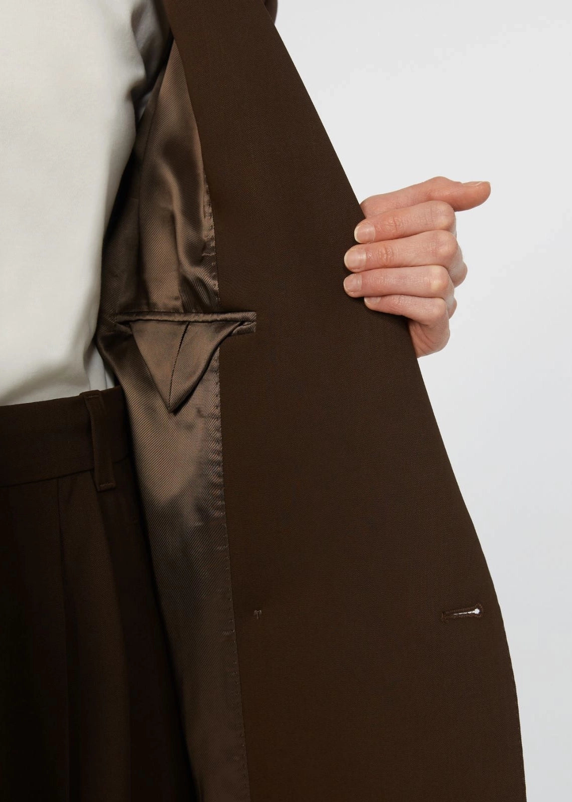 BLAZER IN LEVANTINA DI LANA - GINSENG