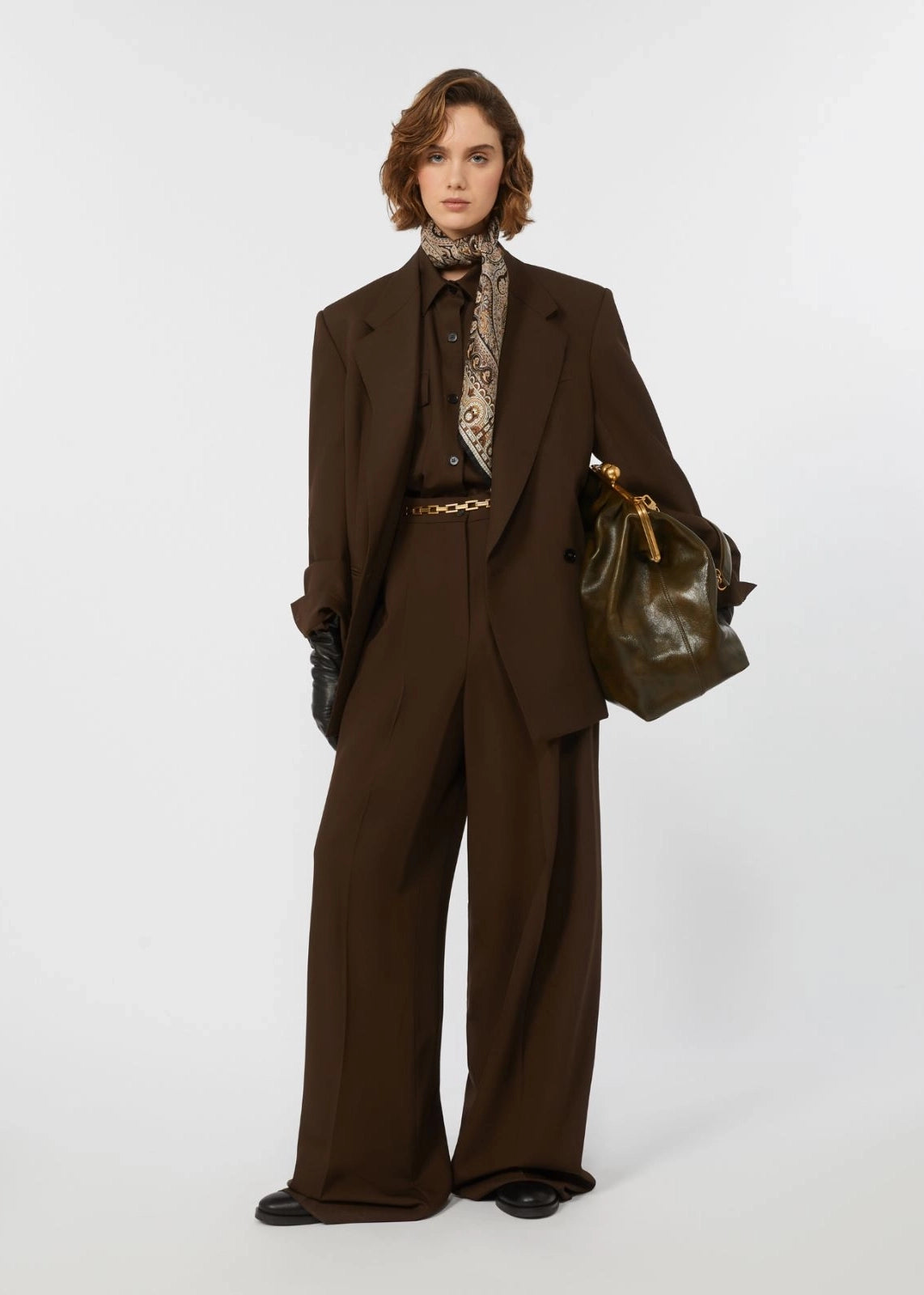 BLAZER IN LEVANTINA DI LANA - GINSENG