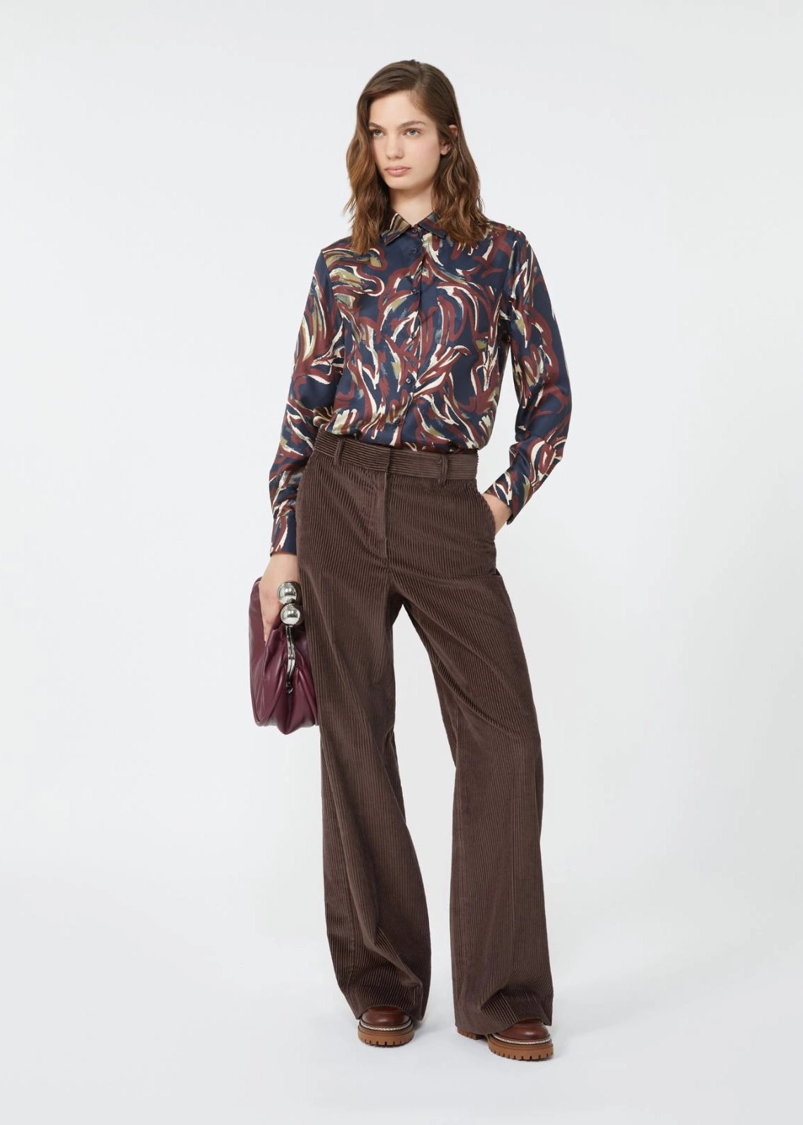 CAMICIA IN TWILL STAMPATO - RIVE
