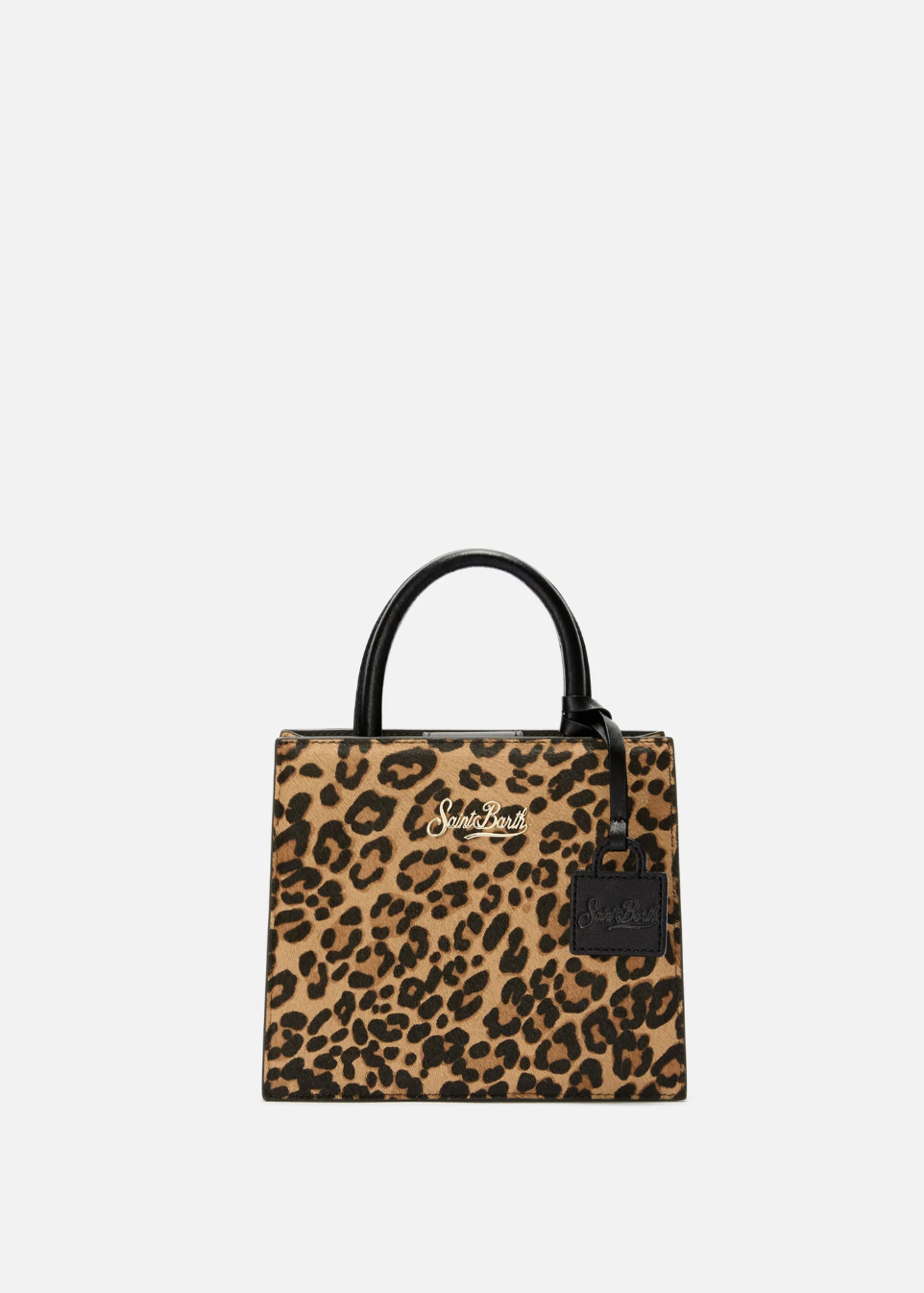 SHOP BAG MINI IN CAVALLINO CON STAMPA ANIMALIER - SHBM0002
