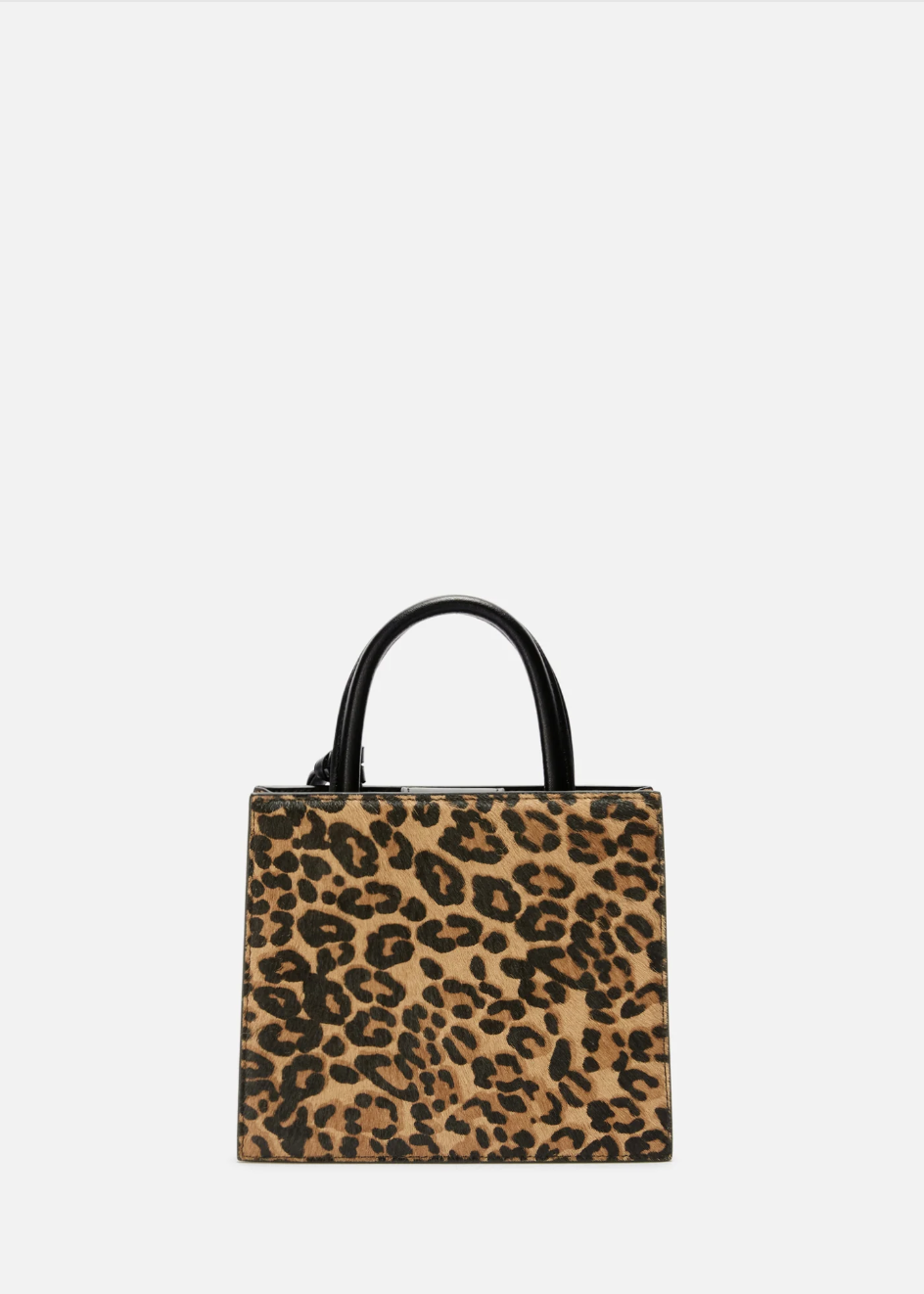 SHOP BAG MINI IN CAVALLINO CON STAMPA ANIMALIER - SHBM0002