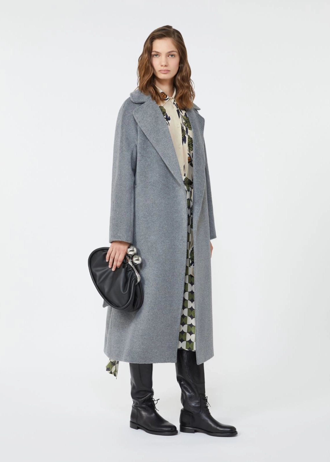 CAPPOTTO LUNGO IN LANA E ALPACA - TEMPERA
