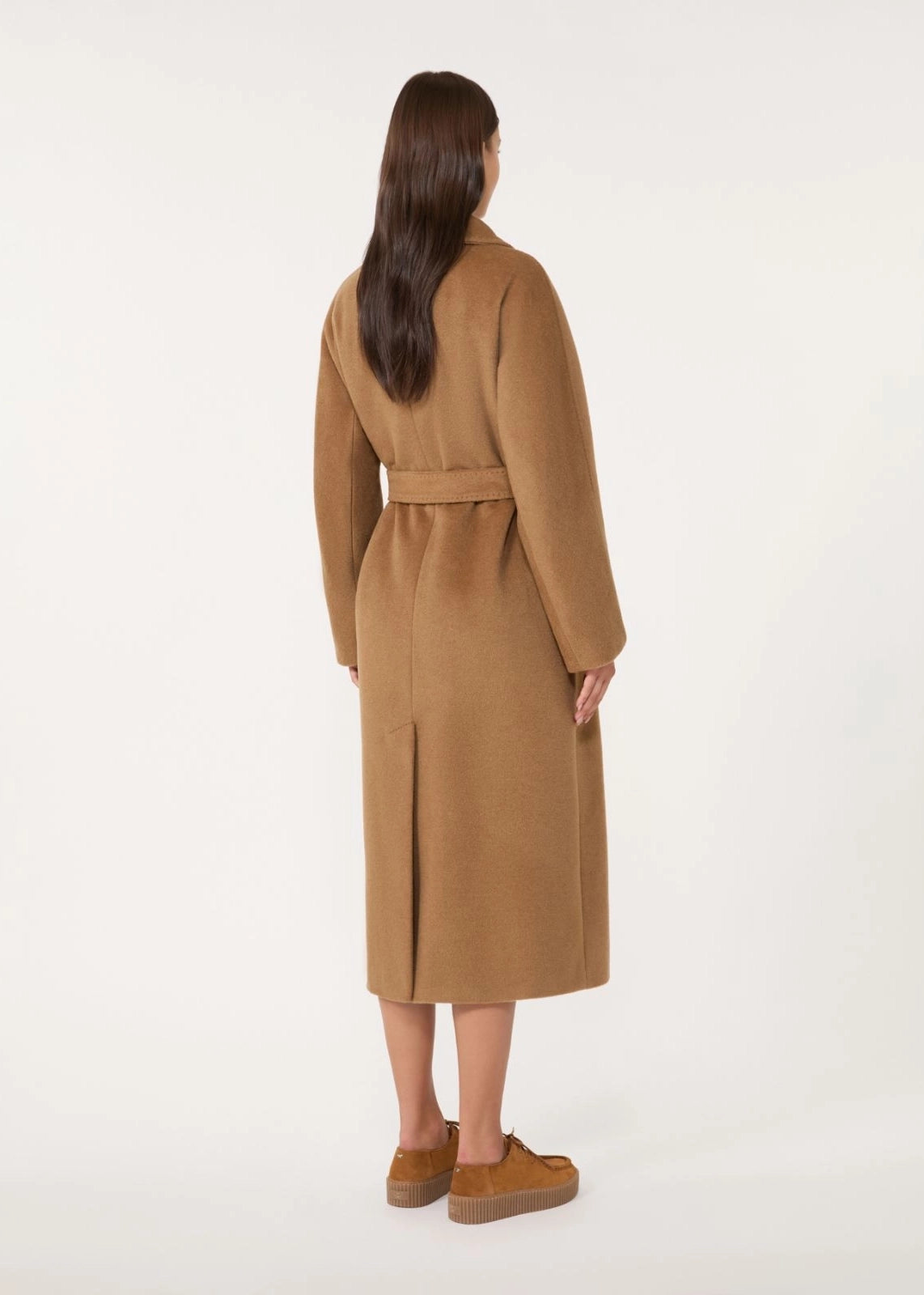CAPPOTTO LUNGO IN LANA E ALPACA - TEMPERA