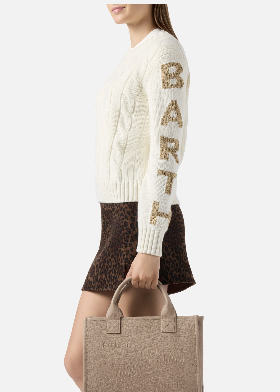 BORSA A SPALLA VANITY BAG LARGE IN PELLE MARTELLATA- VANMD001