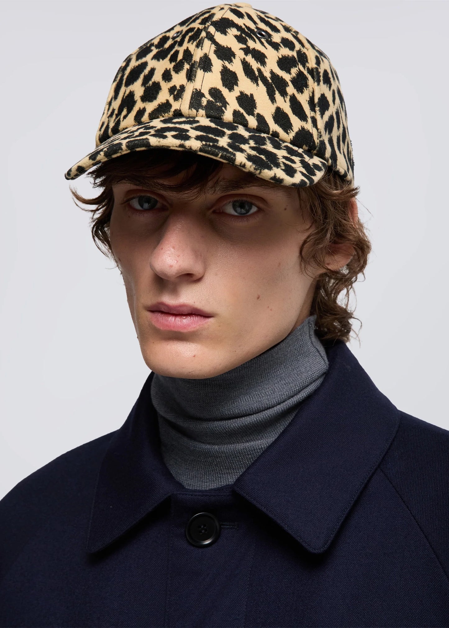 CAPPELLO IN FUSTAGNO CON STAMPA LEOPARDO - E2C01D589