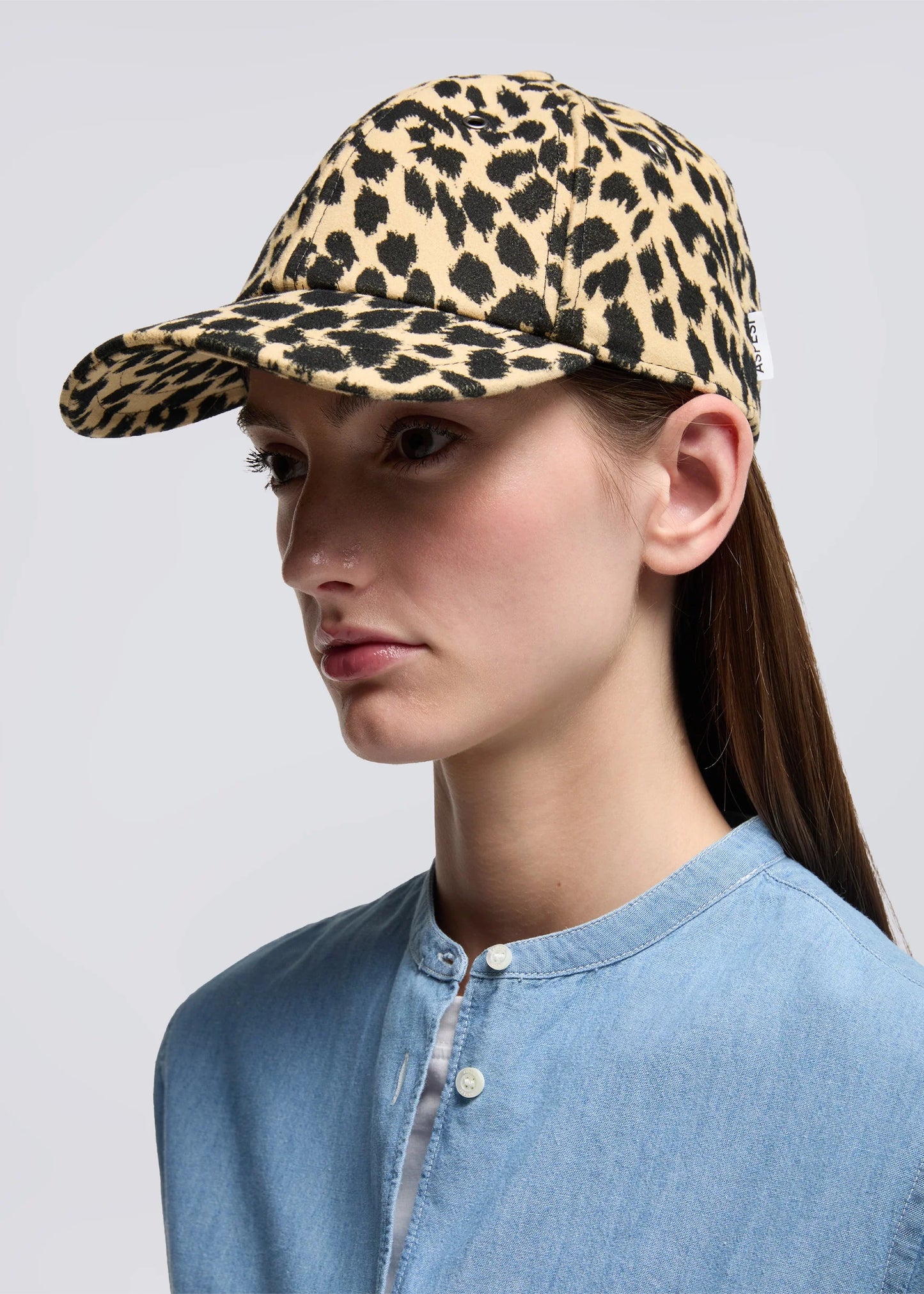 CAPPELLO IN FUSTAGNO CON STAMPA LEOPARDO - E2C01D589