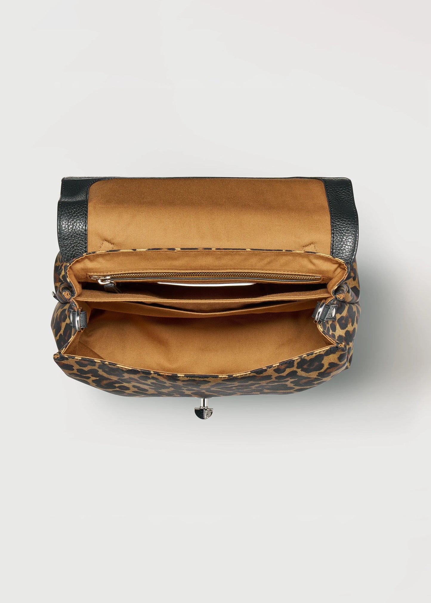 BORSA - POSTINA® SMALL IN TESSUTO NYLON BLACK ZOO