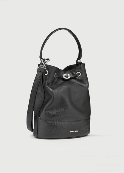 BORSA - MONDA'® SMALL IN PELLE MARTELLATA