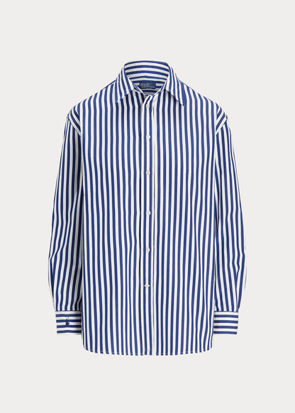 CAMICIA IN COTONE A RIGHE OVERSIZE-FIT - 211910743