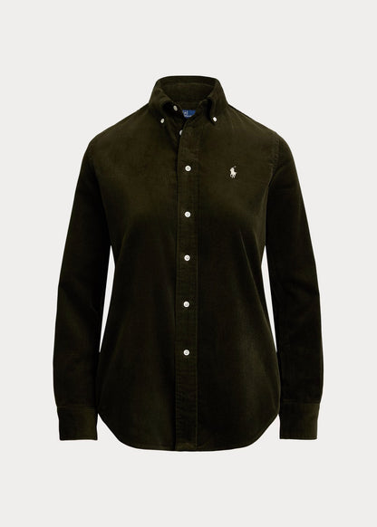 CAMICIA IN VELLUTO STRETCH SLIM-FIT - 211971526
