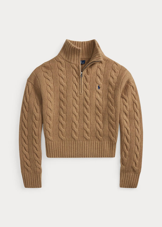 MAGLIA IN LANA E CASHMERE A TRECCE - 211972130