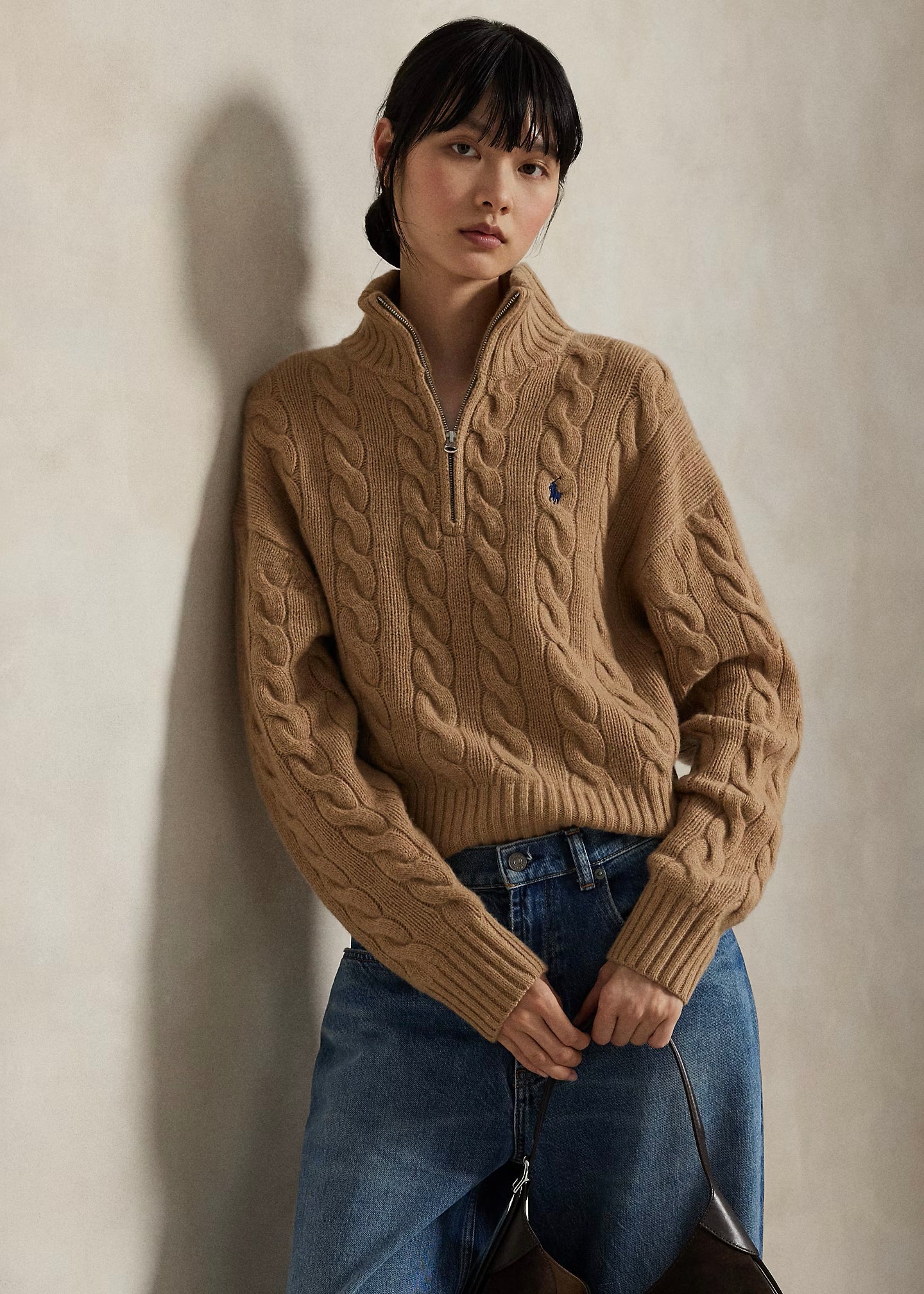 MAGLIA IN LANA E CASHMERE A TRECCE - 211972130