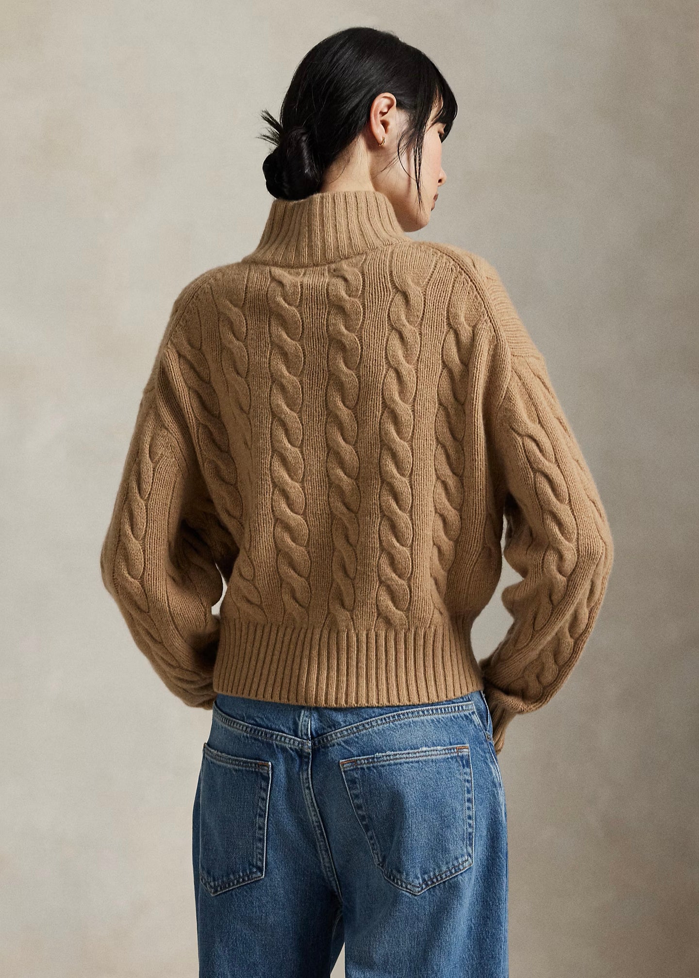 MAGLIA IN LANA E CASHMERE A TRECCE - 211972130
