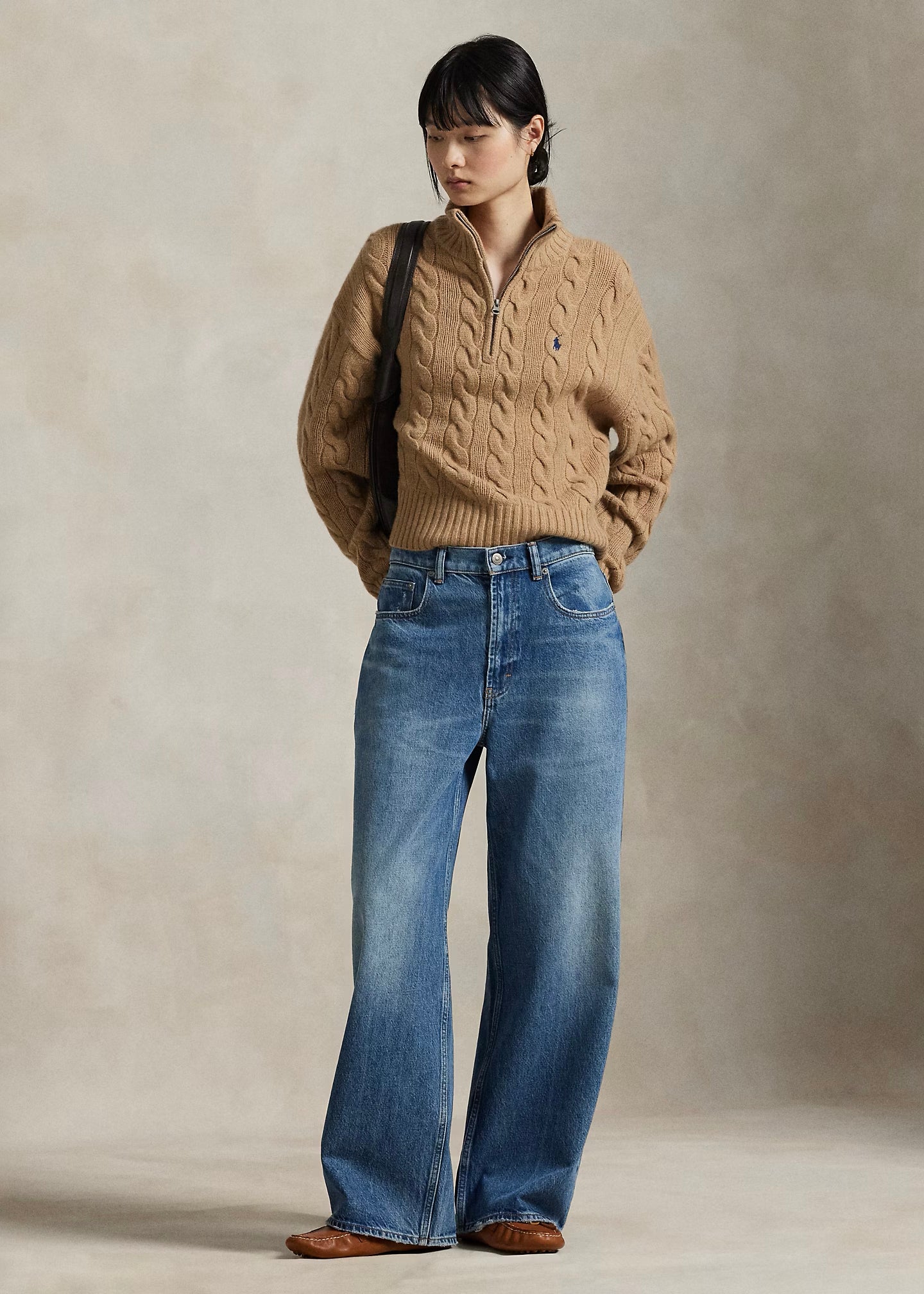 MAGLIA IN LANA E CASHMERE A TRECCE - 211972130