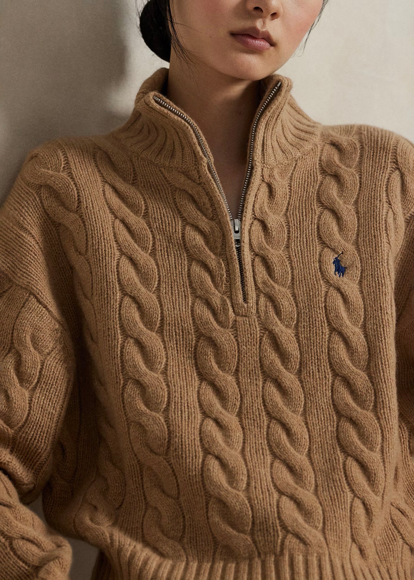 MAGLIA IN LANA E CASHMERE A TRECCE - 211972130