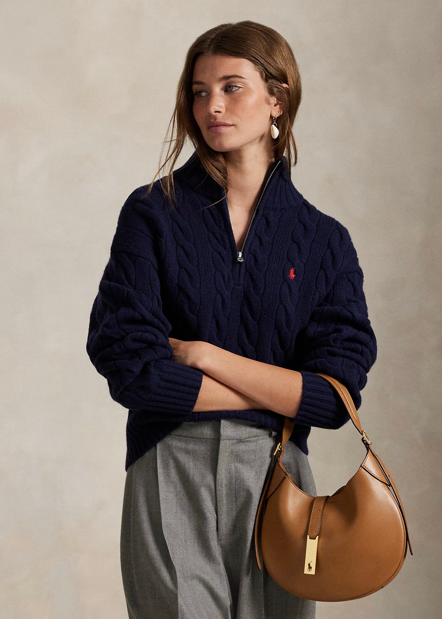 MAGLIA IN LANA E CASHMERE A TRECCE - 211972130