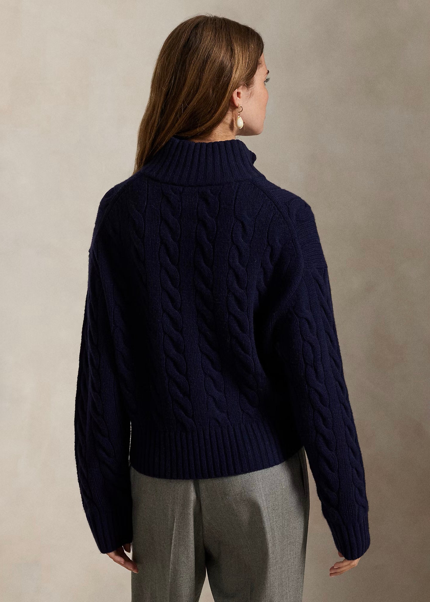 MAGLIA IN LANA E CASHMERE A TRECCE - 211972130