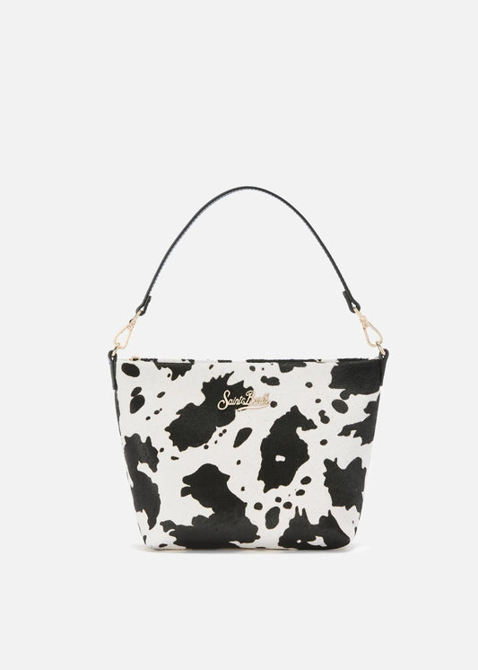 BORSA A SPALLA ALINE IN PELLE SPAZZOLATA E  CAVALLINO - ALI0034