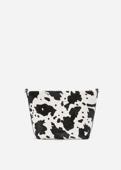 BORSA A SPALLA ALINE IN PELLE SPAZZOLATA E  CAVALLINO - ALI0034