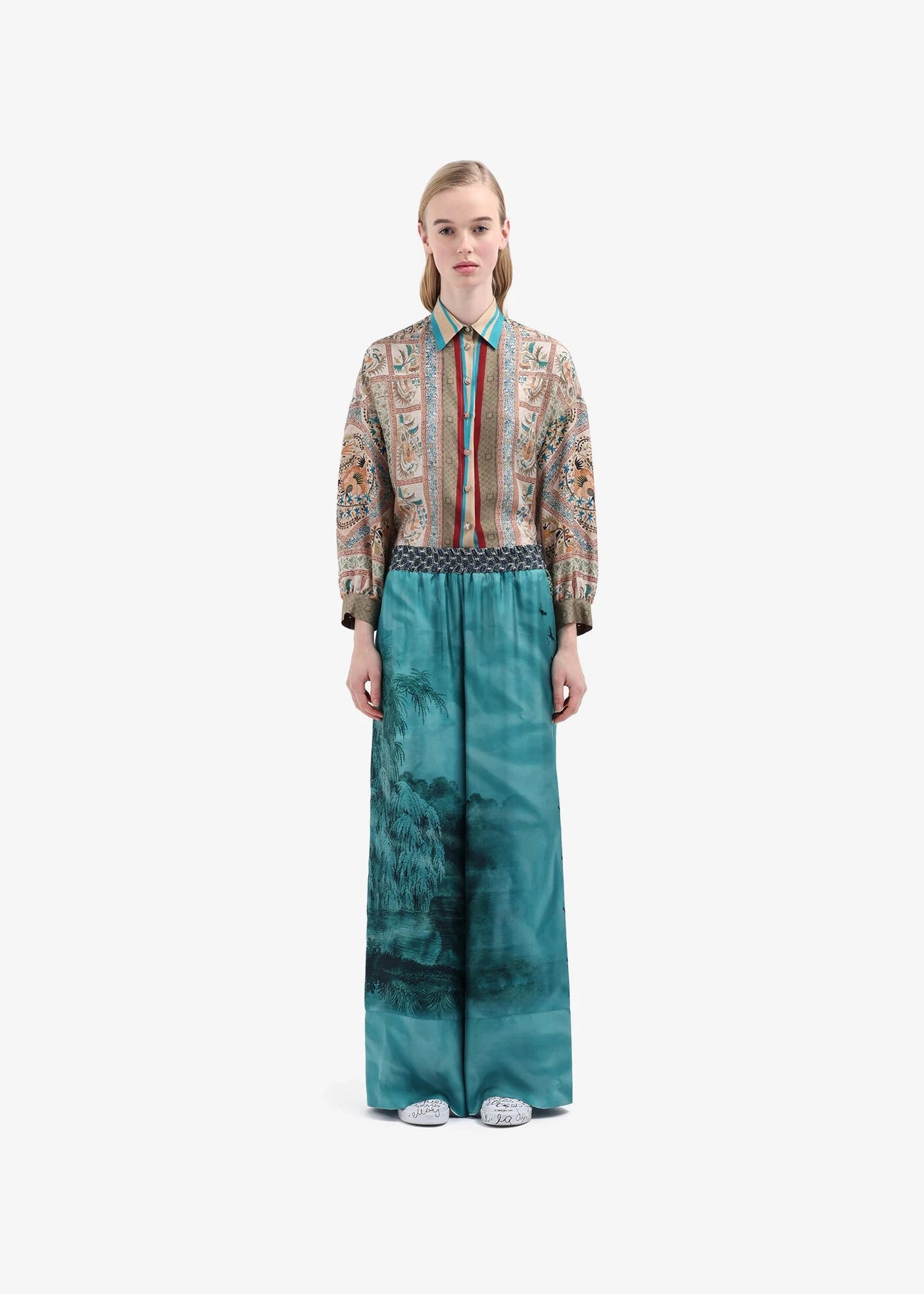 PANTALONI - ALOE/S-PT12450