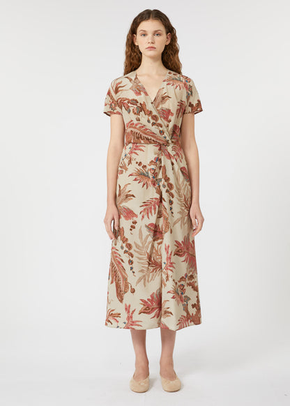 CREPE DE CHINE PURA SETA ST. VARI DISEGNI - AQUILA