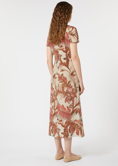 CREPE DE CHINE PURA SETA ST. VARI DISEGNI - AQUILA