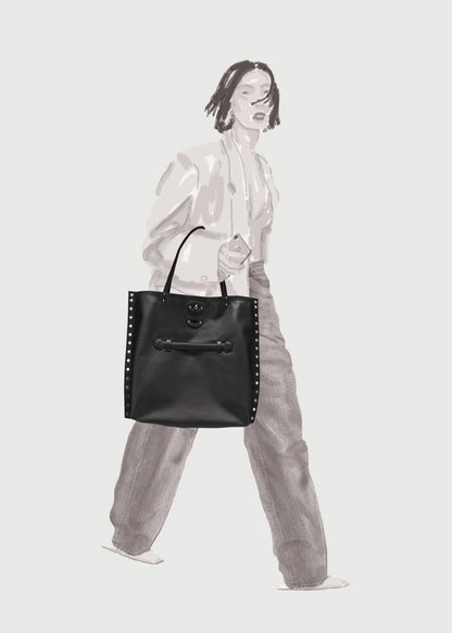 BORSA - A' SPASSO® MEDIUM IN PELLE LISCIA