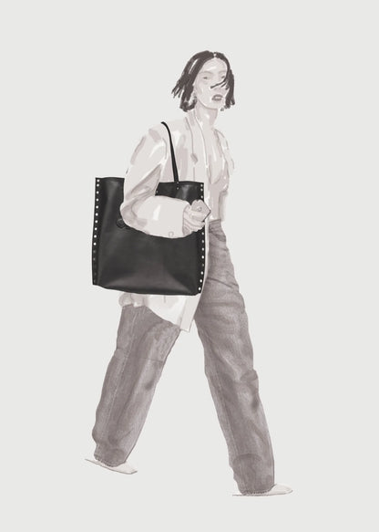 BORSA - A' SPASSO® MEDIUM IN PELLE LISCIA