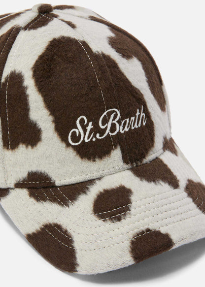 CAPPELLO CON VISIERA BASEBALL FELT IN MISTO LANA MUCCATA - BASB0010 / 01434I