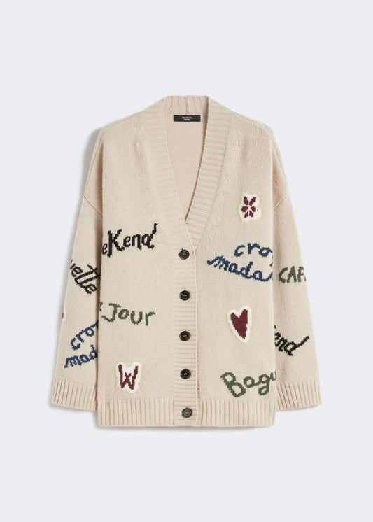 CARDIGAN IN LANA - BELGIO