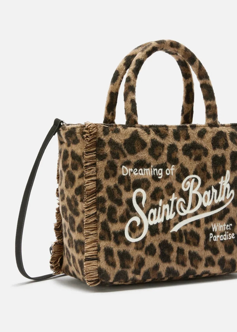 BORSA COLETTE FELT LEOPARD MIDI 18 EMB - COL0037 00223I