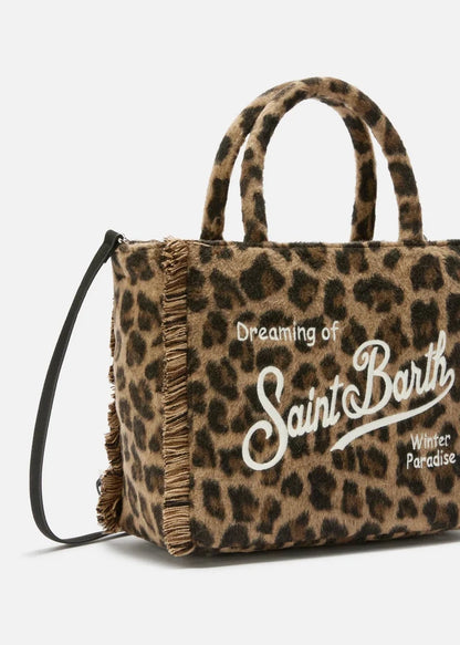 BORSA COLETTE FELT LEOPARD MIDI 18 EMB - COL0037 00223I