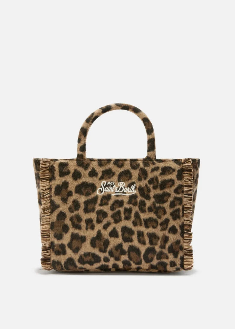 BORSA COLETTE FELT LEOPARD MIDI 18 EMB - COL0037 00223I