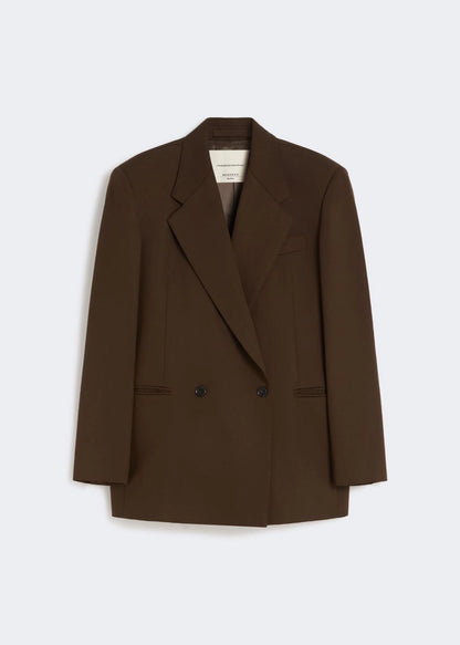 BLAZER IN LEVANTINA DI LANA - GINSENG