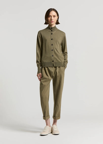 PANTALONE IN GABARDINA DI COTONE SOFT STRETCH - P04610T3-02487