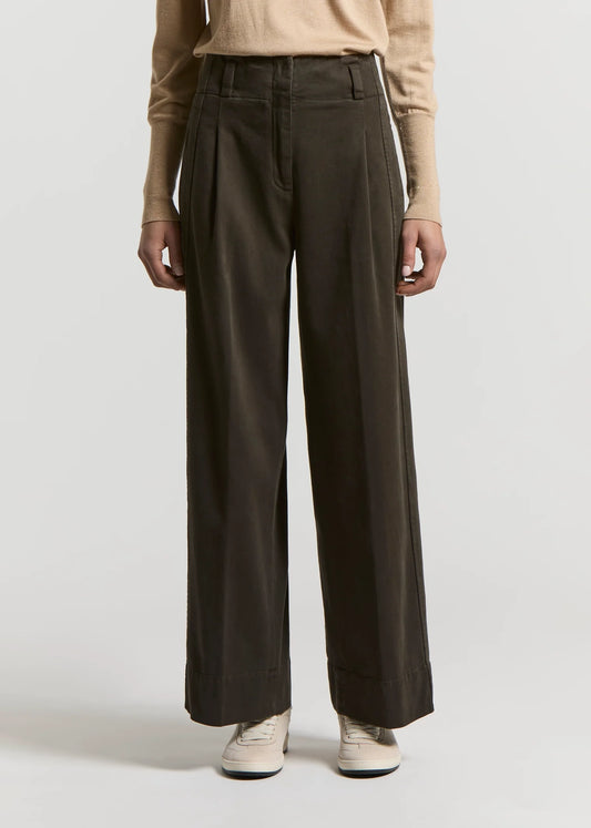 PANTALONE IN GABARDINA DI COTONE SOFT STRETCH - P04699T3-02487