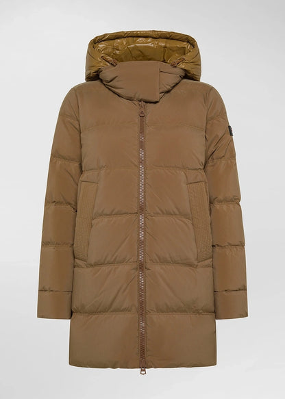 PIUMINO CON CAPPUCCIO IN CONTRASTO MATERIALE - UNIX ML BMAT PED4838