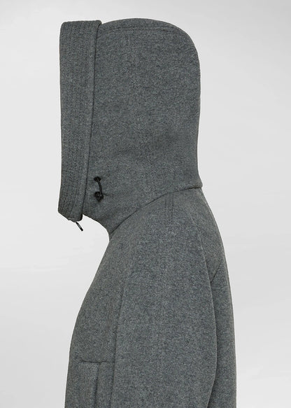 GIACCA IN MISTO LANA CON CAPPUCCIO - OLAFUR SAC 01 PED5416