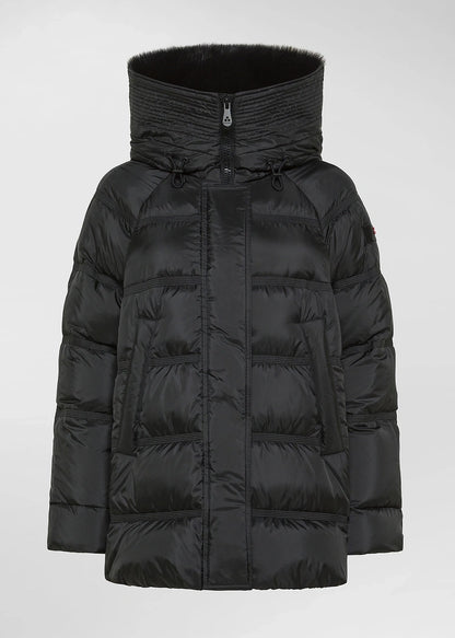 PUFFER GIACCA CON BORDO IN PELLICCIA - TAKAN MQN 04 FUR PED5439