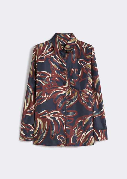 CAMICIA IN TWILL STAMPATO - RIVE