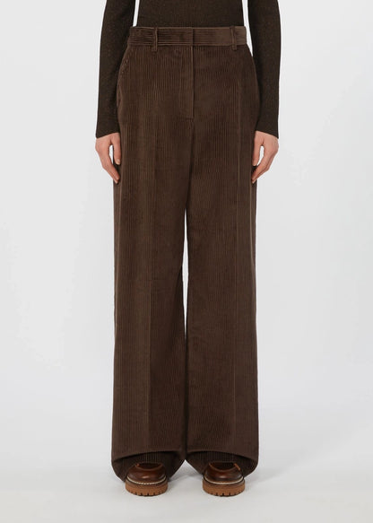 PANTALONE AMPIO IN VELLUTO A COSTE - TANIA