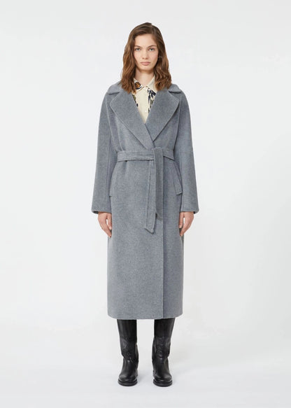 CAPPOTTO LUNGO IN LANA E ALPACA - TEMPERA