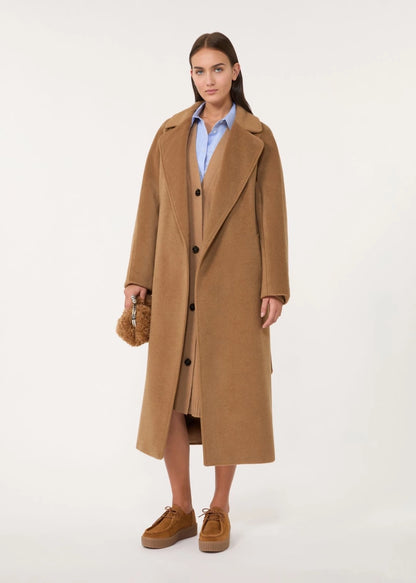 CAPPOTTO LUNGO IN LANA E ALPACA - TEMPERA